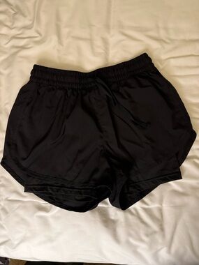 Women’s Black Athletic Shorts - Lightweight Run/Workout Shorts
